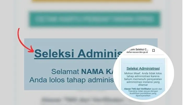Pengumuman seleksi adminisrasi CPNS 2024, berikut cara cek