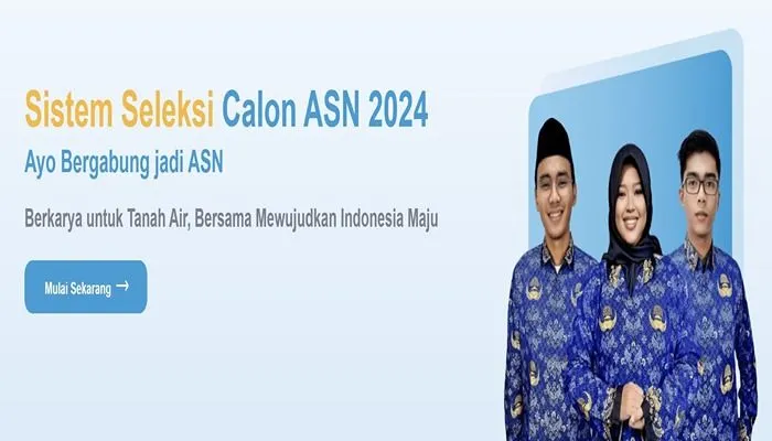 Pendaftaran seleksi calon pegawai negeri sipil (CPNS) 2024