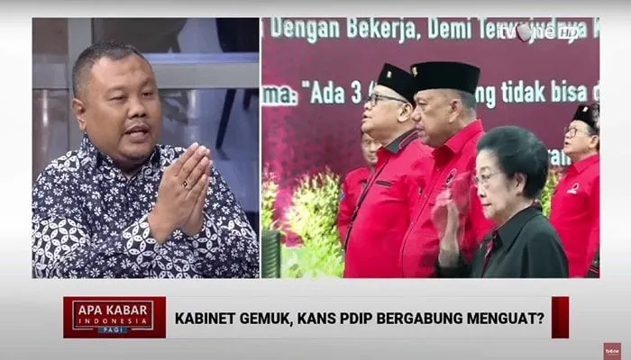 Analis Politik, Hendra Satrio (kiri), Megawati Soekarnoputri (kanan)