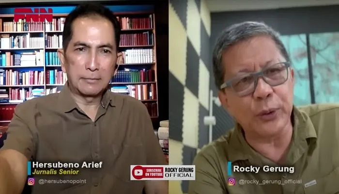 Hersubeno Arief dan Rocky Gerung