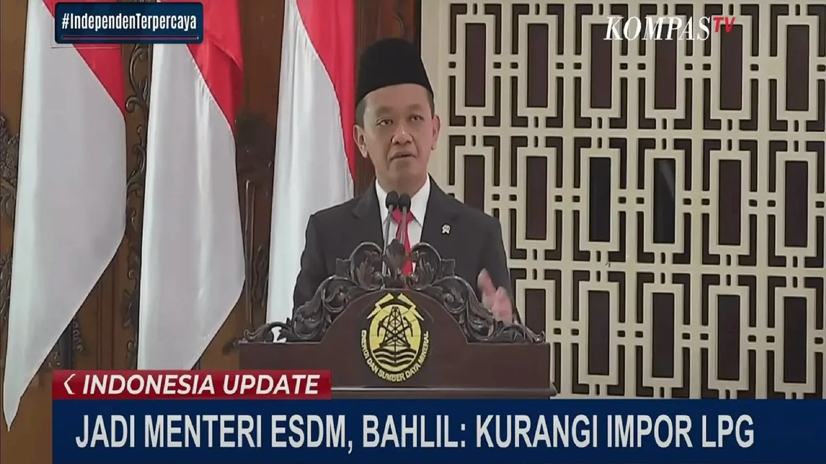 Bahlil Lahadalia resmi dilantik menjadi Menteri Energi dan Sumber Daya Mineral (ESDM)