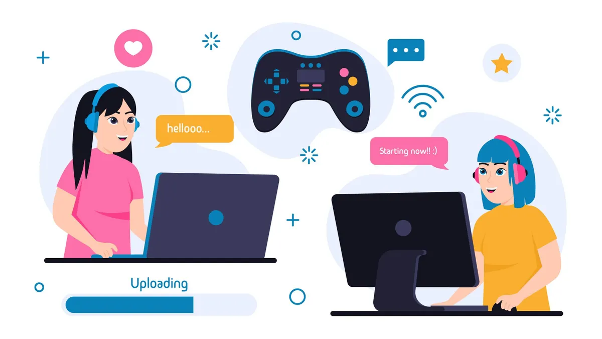 Ilustrasi jurusan kuliah yang cocok untuk gamers.