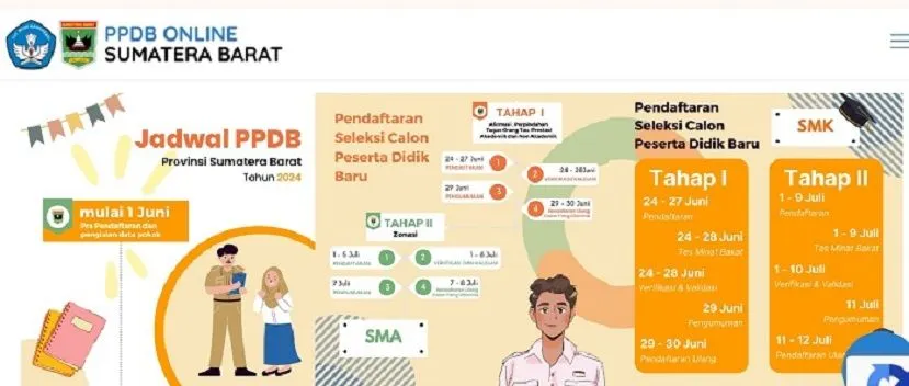 PPDB SMA Sumatera Barat 2024 memasuki tahap 2