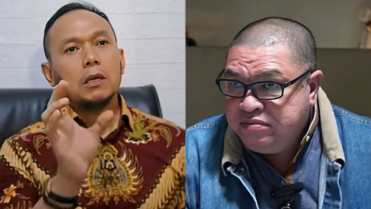 Razman Nasution (kanan) dan Herwanto Nurmansyah (kiri) 