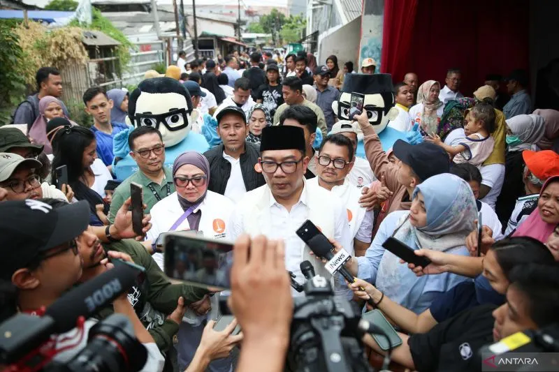 Calon Gubernur Ridwan Kamil mengaku sudah mengikuti latihan dengan pihaknya agar bisa menghadapi debat dengan lancar.