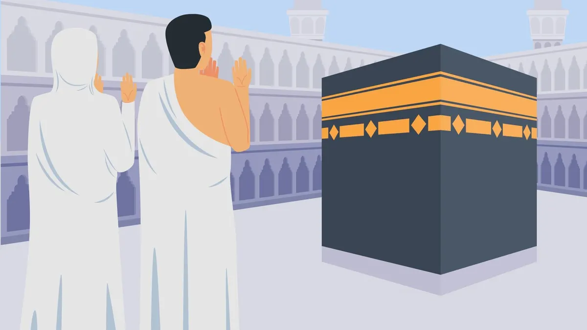 Illustrasi. Jemaah haji