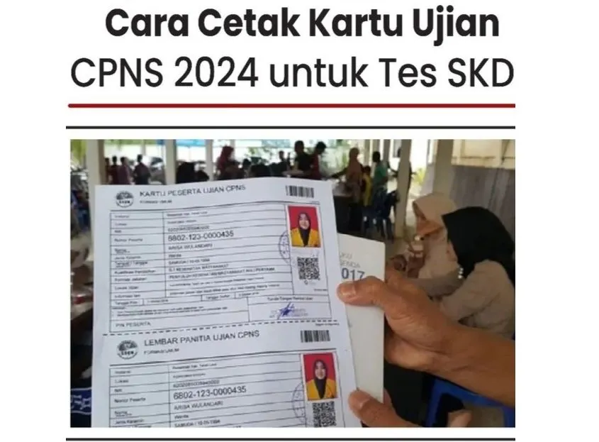 Ada yang berbeda dengan kartu ujian peserta tes SKD CPNS 2024 dibandingkan tahun sebelumnya.
