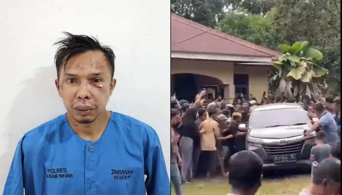 Indra Septiarman tersangka kasus pembunuhan gadis penjual gorengan di Padang Pariaman