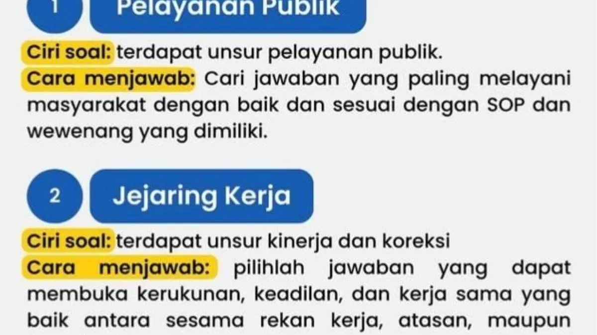 Tips cepat mengerjakan soal TKP agar lolos CPNS dalam SKD