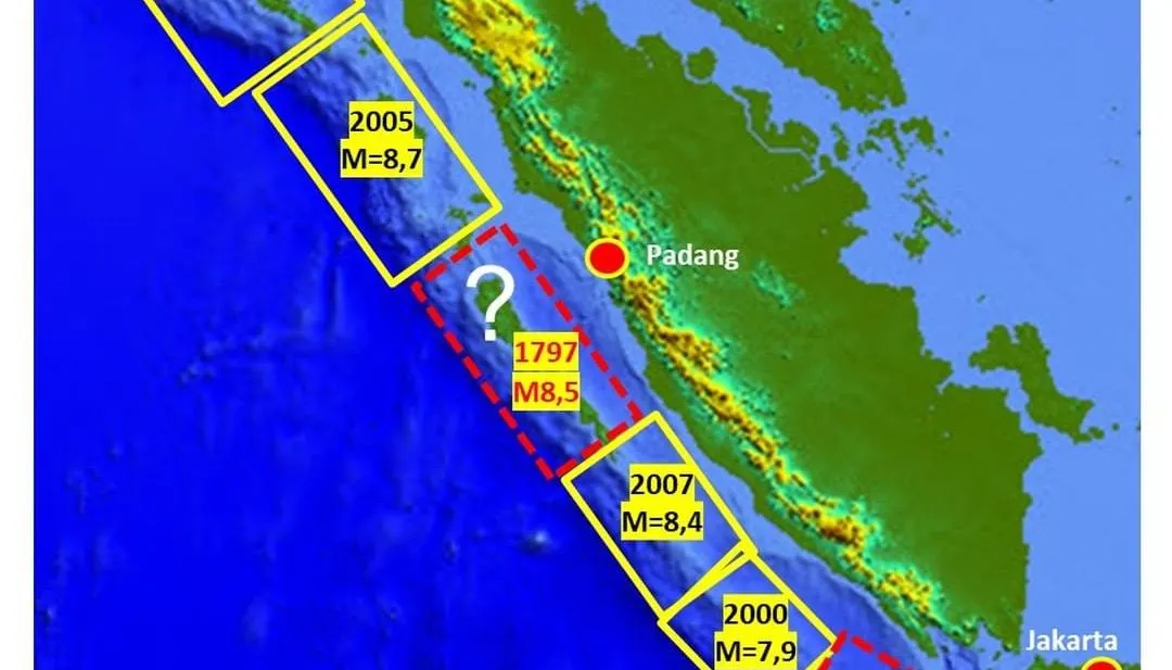 Badan Meteorologi Klimatologi dan Geofisika (BMKG) menyebut gempa megathrust hanya tinggal menghitung waktu.