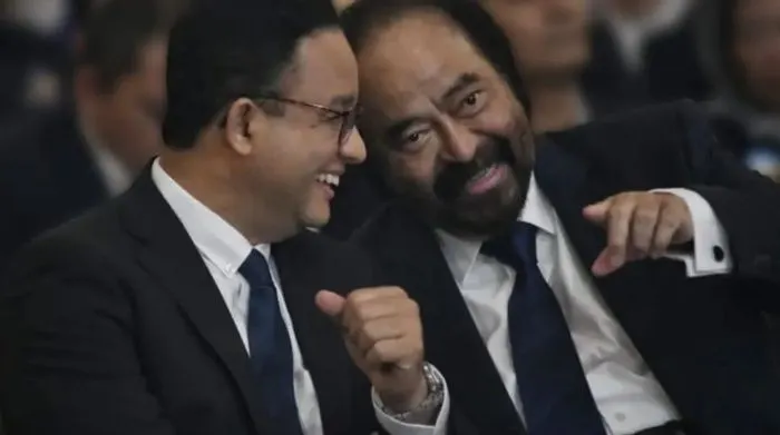 Anies Baswedan dan Surya Paloh 