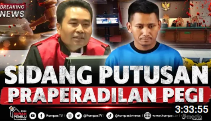 Dalam putusan yang dibacakan Senin, 8 Juli 2024, hakim tunggal Eman Sulaeman menyatakan penetapan tersangka Pegi Setiawan tidak sah.