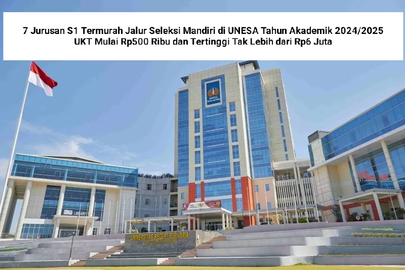 Universitas Negeri Surabaya (UNESA) menjadi salah satu perguruan tinggi yang diminati di Indonesia.