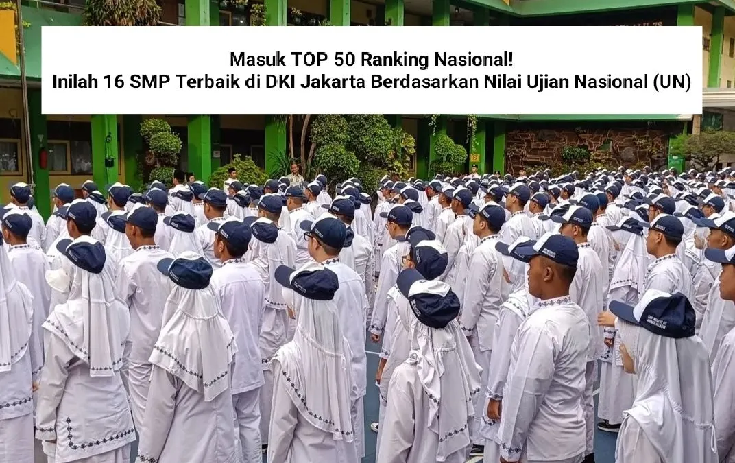 Beberapa sekolah jenjang SMP terbaik di Provinsi DKI Jakarta yang masuk ranking nasional bisa menjadi referensi PPDB 2024.