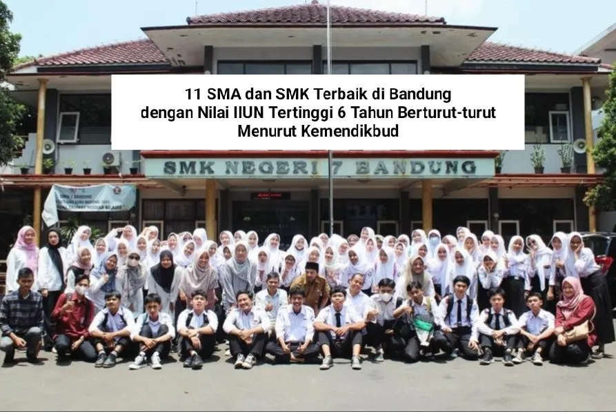 Ada rekomendasi sekolah jenjang SMA dan SMK terbaik nasional, khususnya bagi kamu yang berdomisili di Kota Bandung, Jawa Barat.