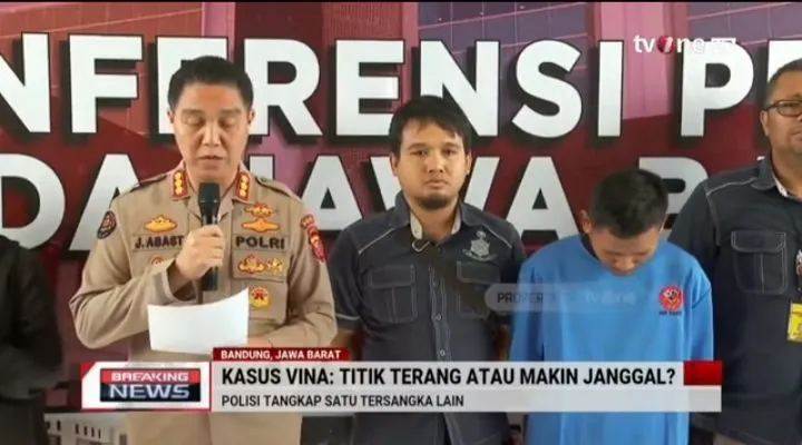 Kepolisian daerah (Polda) Jawa Barat merilis kasus pembunuhan dua orang korban meninggal dunia, Muhammad Rizky Rudiana alias Eky dan Vina Dewi Arsita alias Vina.