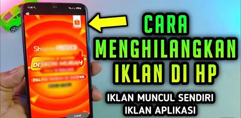 Cara menghapus iklan di HP Android.