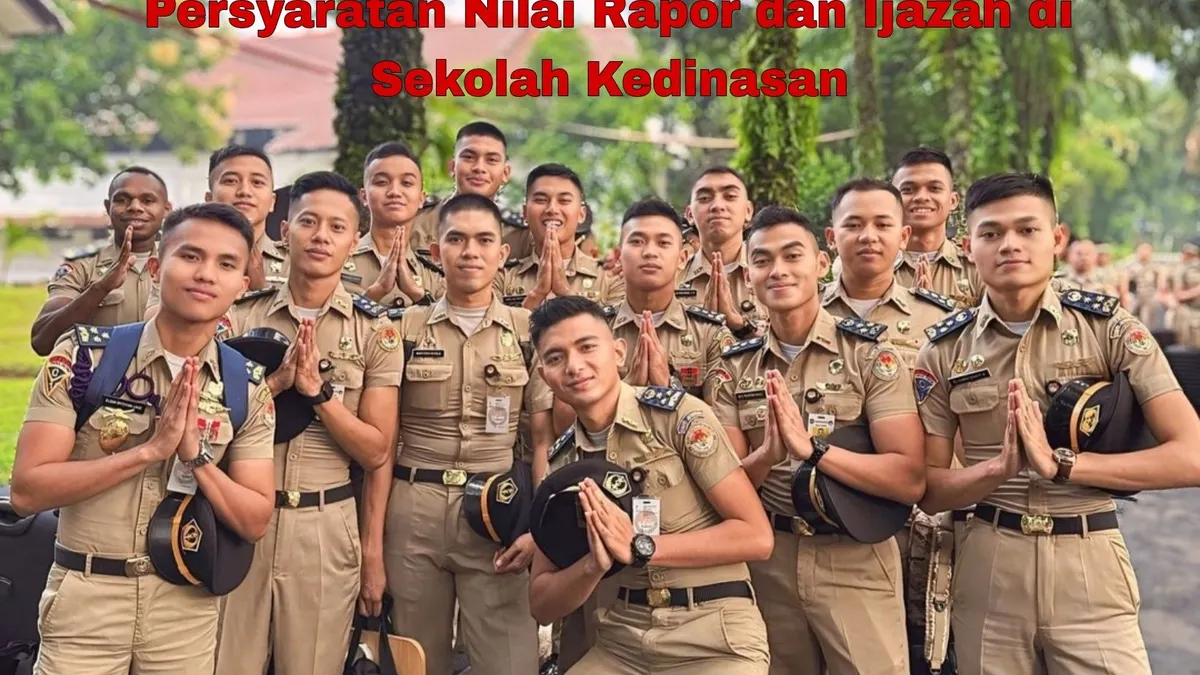 Illustrasi. Persyaratan nilai rapor 8 sekolah kedinasan