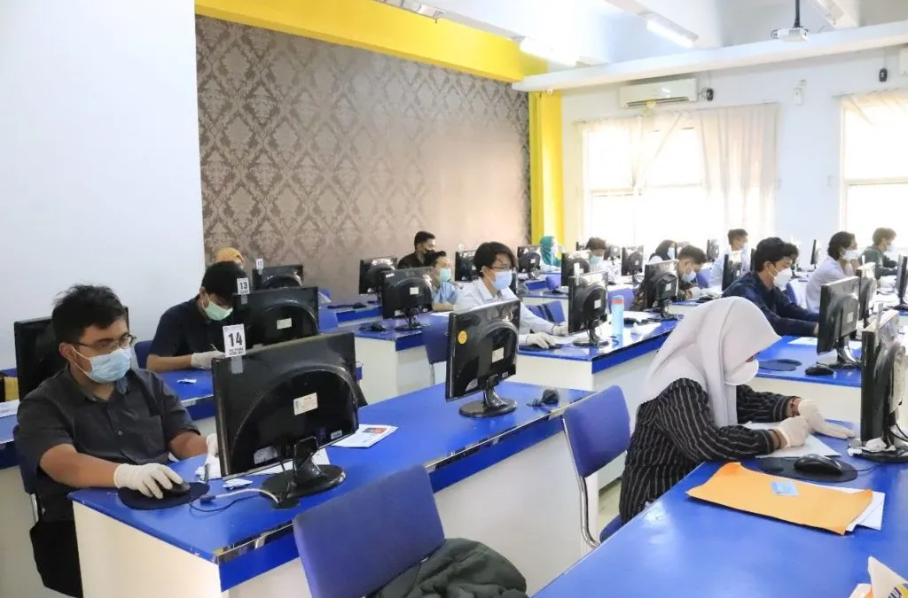 Illustrasi. Persiapan UTBK SNBT 2024 Sesi Siang 