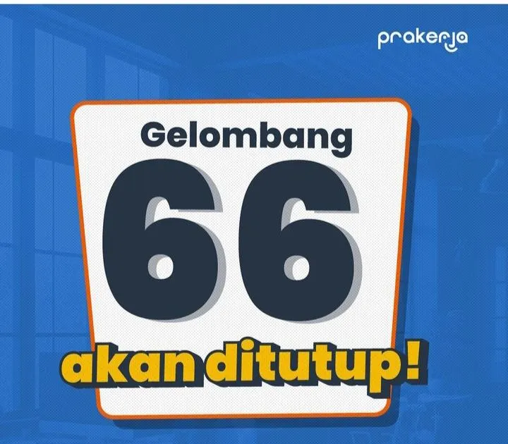 Kartu Prakerja Gelombang 66