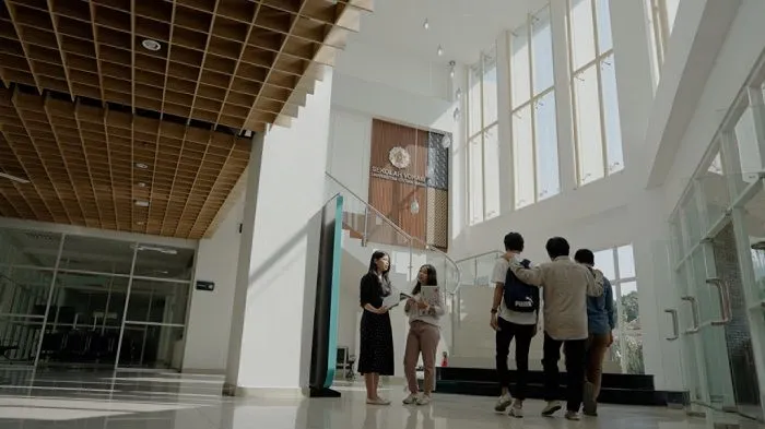 Suasana kampus sekolah Vokasi UGM