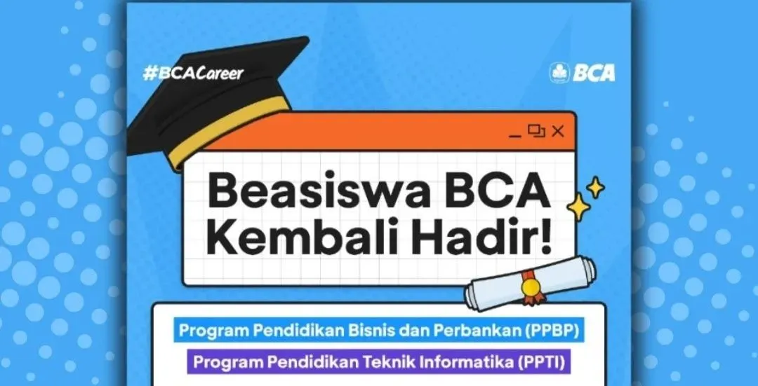 Beasiswa BCA kembali hadir di tahun 2024 ini.