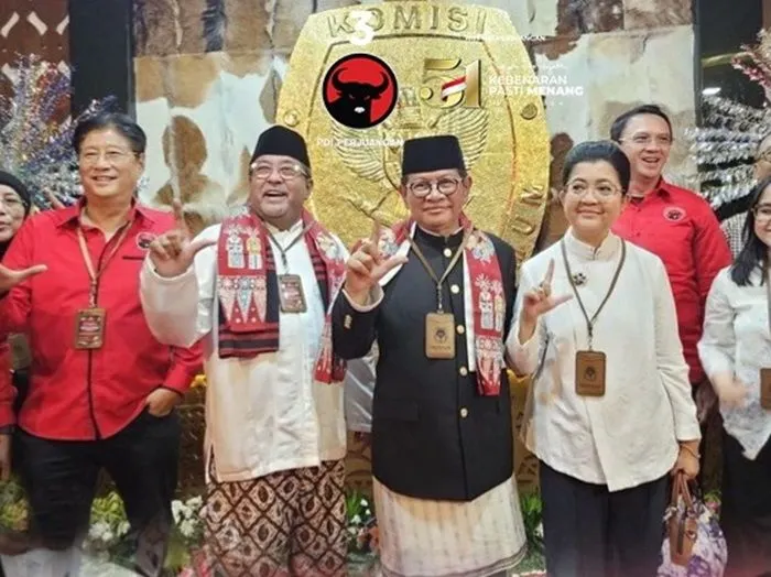 Potret pasangan calon gubernur Jakarta, Pramono Anung-Rano 