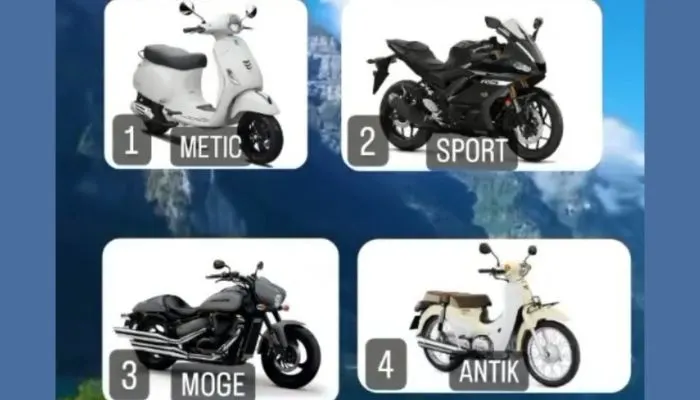 Tes Kepribadian: Pilih Motor Favoritmu, Jawabanmu Ungkap Sifat dan Karakter Aslimu!