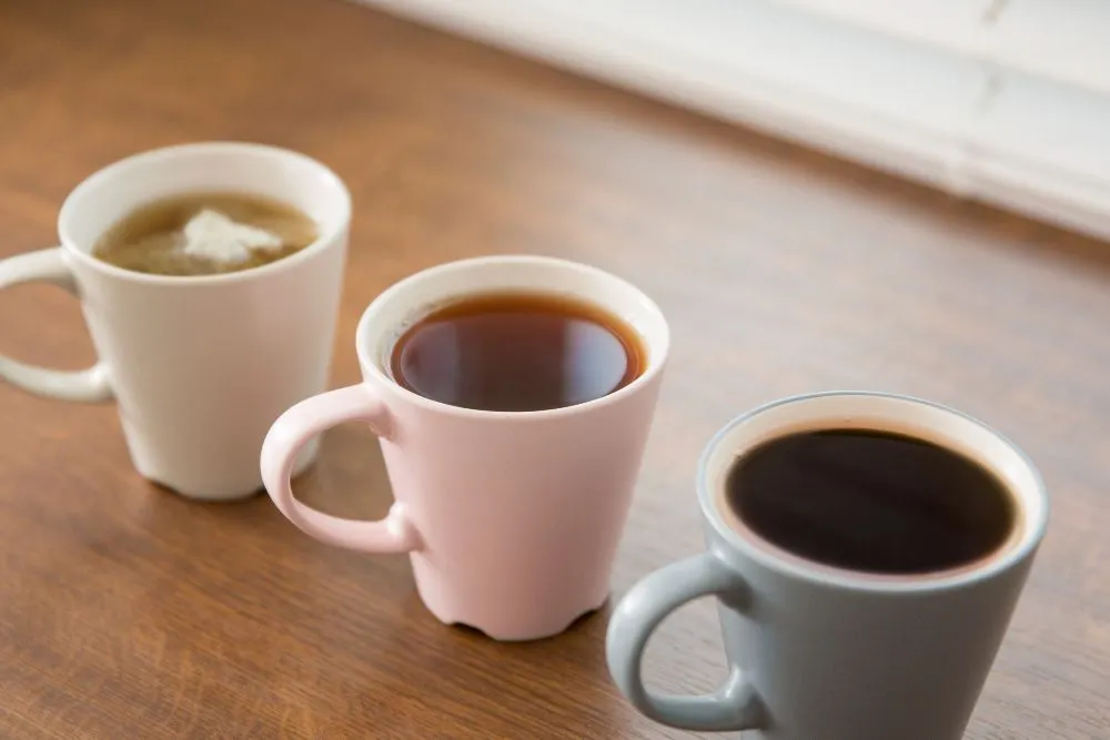 Illustrasi Teh atau Kopi