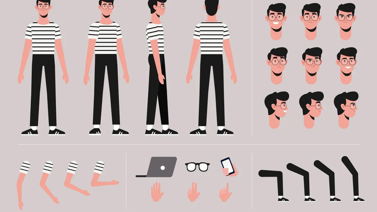 Ilustrasi wakat manusia berdasarkan psikologi