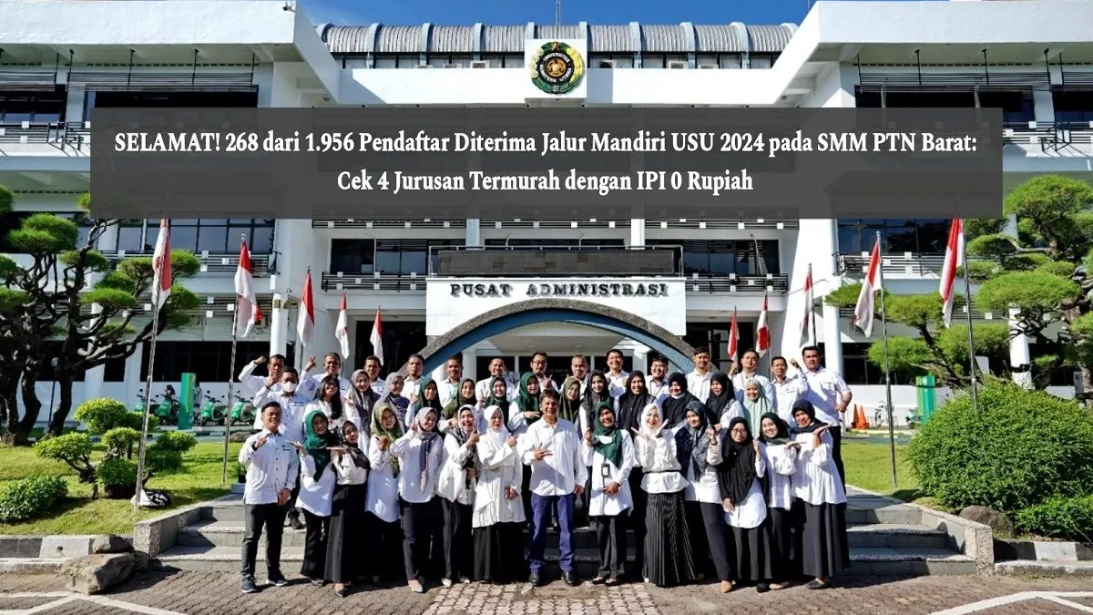 25 PTN yang menggelar ujian SMM PTN Barat yang dilakukan oleh Konsorsium BKS PTN Barat, salah satunya adalah Universitas Sumatera Utara.