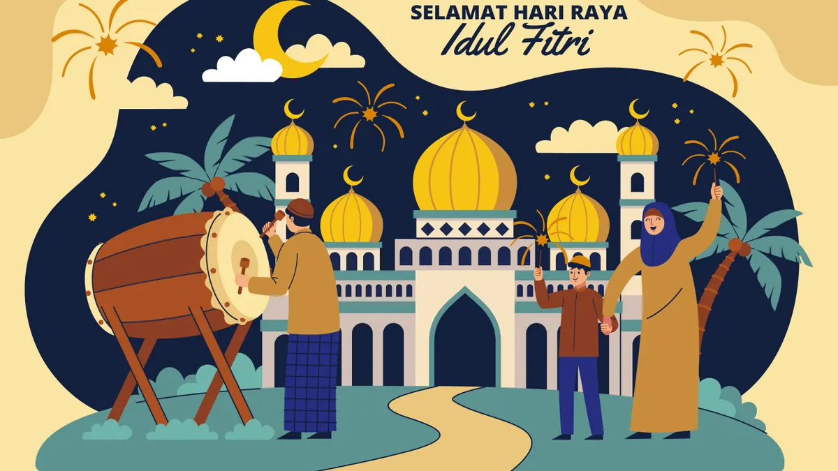 Illustrasi.15 Ucapan Lebaran Idul Fitri yang Lucu dan Kocak Cocok untuk Dikirim ke Gebetan