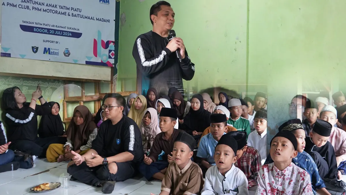 PT Permodalan Nasional Madani (PNM) melalui program PNM Peduli, kembali berbagi kasih dan bahagia dengan memberikan santunan kepada anak-anak panti asuhan.