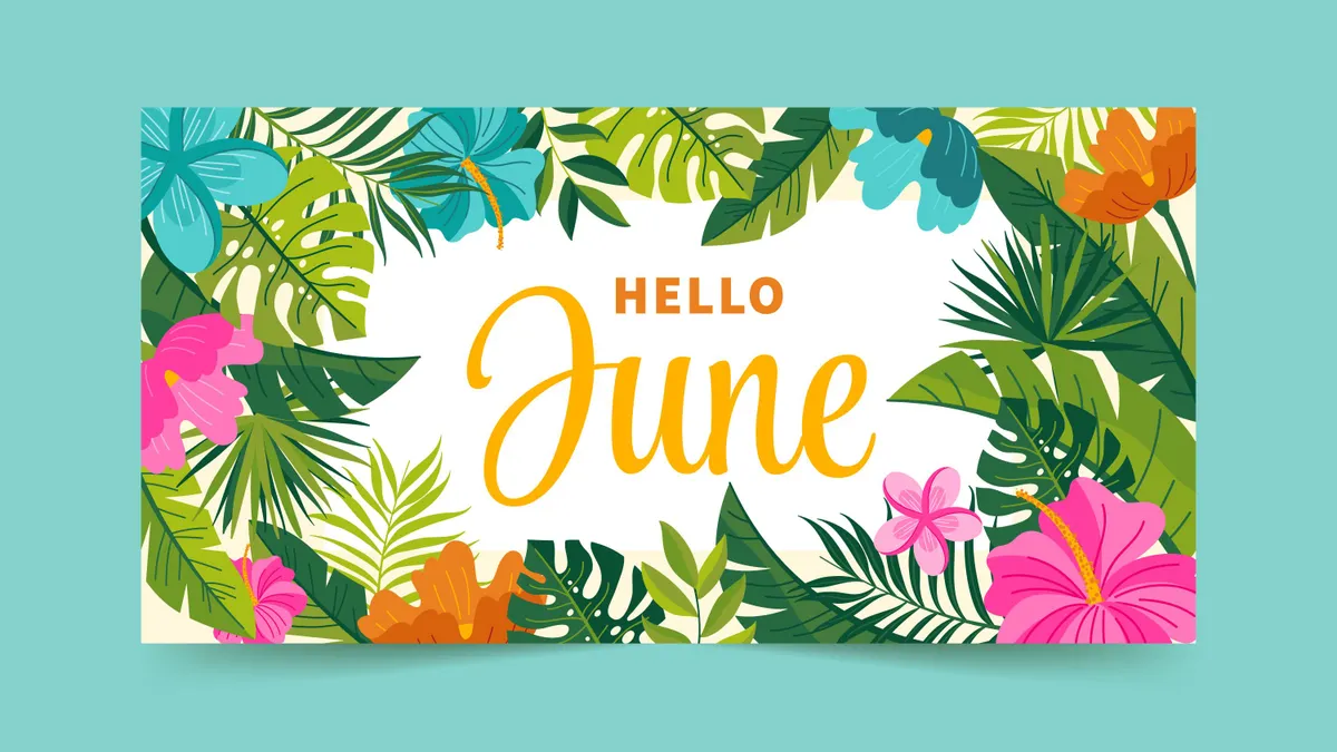 Ilustrasi Bulan Juni
