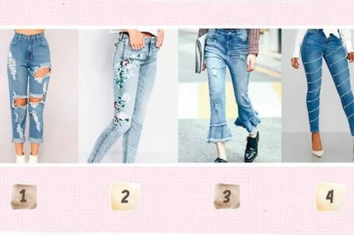 Koleksi celana jeans dapat mengungkap karakter terbaik