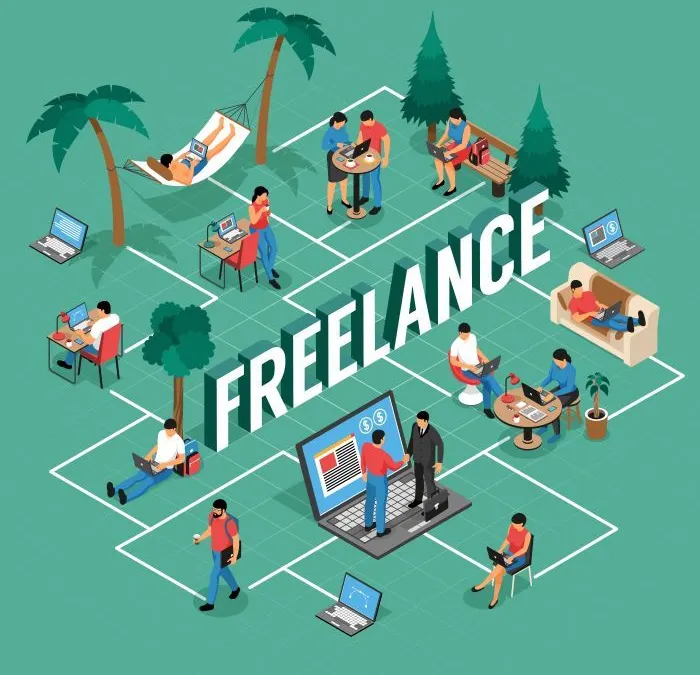 Illustrasi. Rekomendasi situs freelance untuk mahasiswa dan ibu rumah tangga