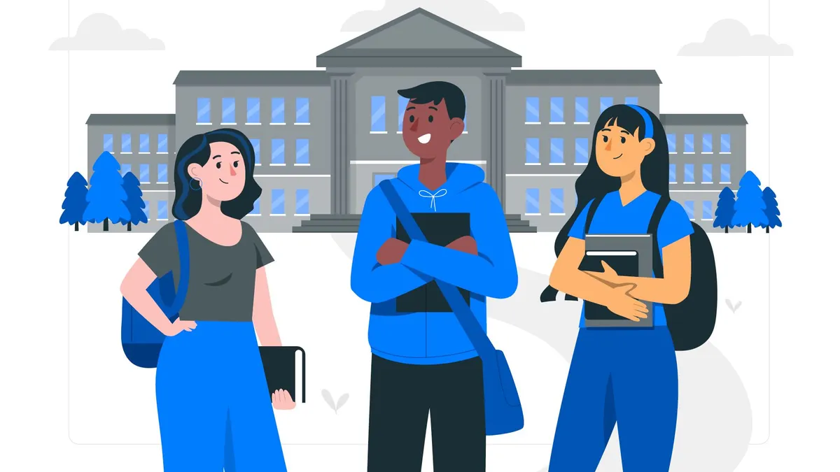 Ilustrasi Anak Kuliah
