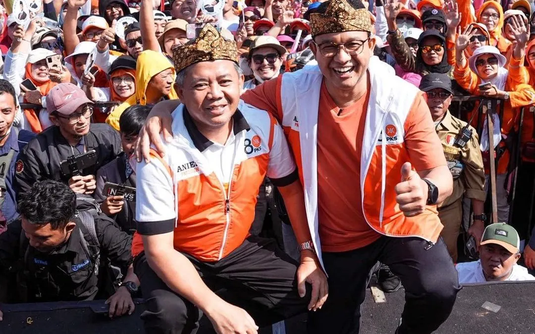 Anies Baswedan dan Sohibul Iman, mantan presiden PKS.