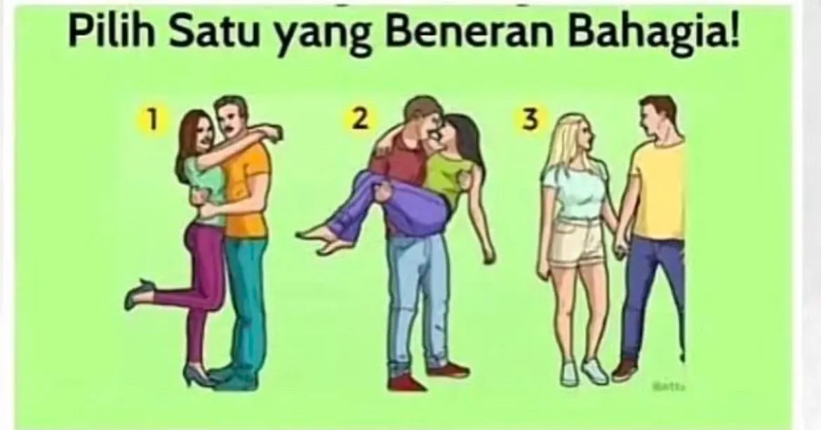 Tes Psikologi Cinta: Gambar Pasangan yang Dipilih Tunjukkan&nbsp;Bagaimana Hubungan Asmaramu