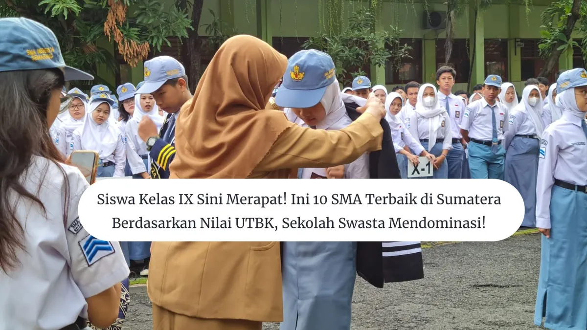 Berdasarkan data dari hasil Ujian Tulis Berbasis Komputer (UTBK), beberapa Sekolah Menengah Atas (SMA) di Sumatera berhasil mencatatkan prestasi gemilang.