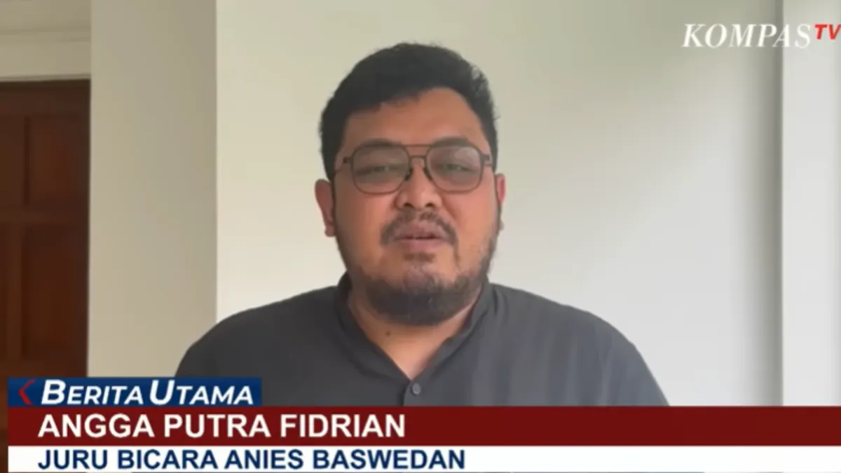Angga Putra Fidrian, Jubir Anies Baswedan