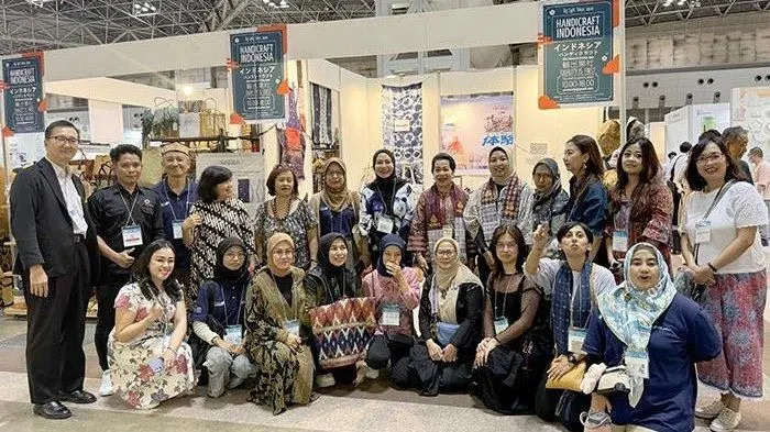 Beragam jenis handicraft produk nasabah PNM, Rabu-Jumat (4-6/9) diikutkan dalam ajang pameran Tokyo Gift Show ke-98.