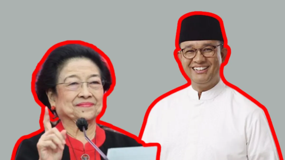 Megawati Soekarnoputri dan Anies Baswedan