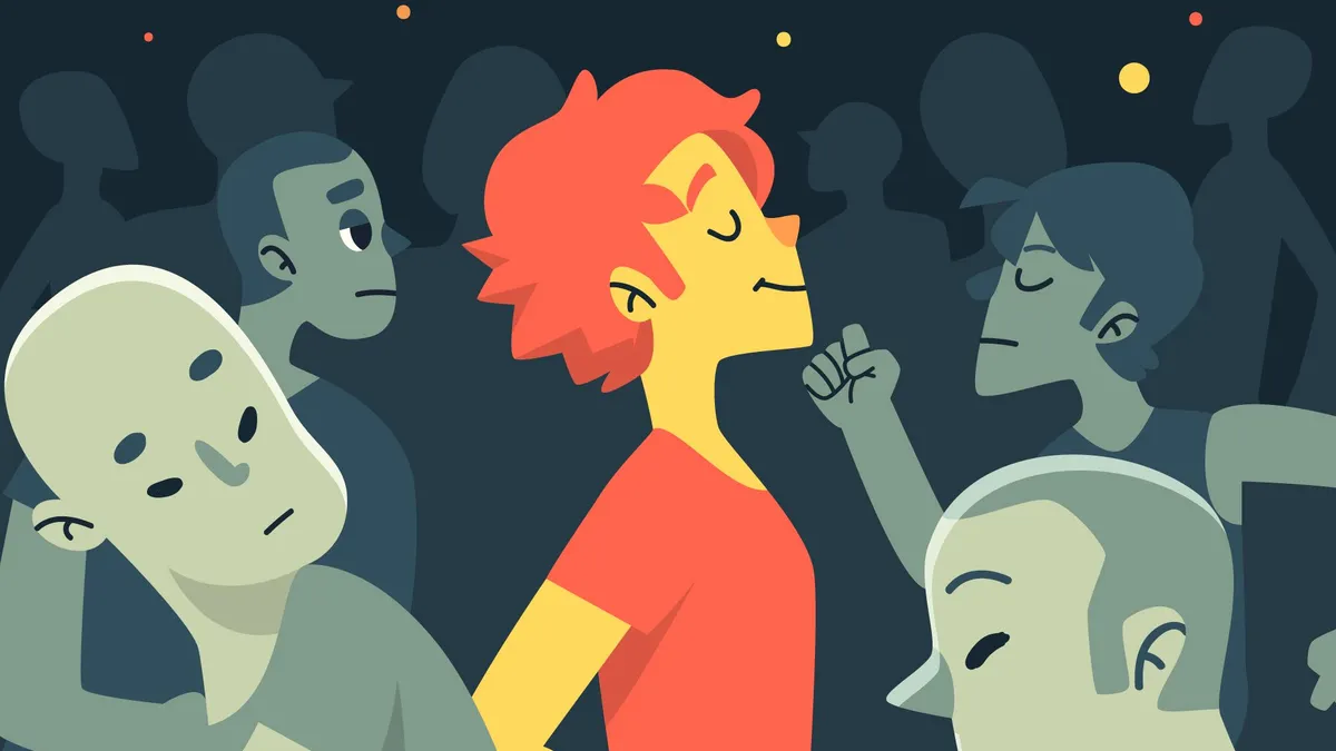 Ilustrasi Orang yang Anti Drama