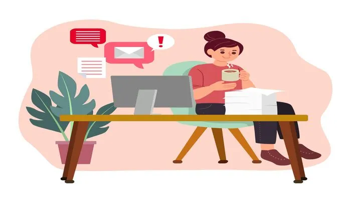 Illustrasi. 5 ide pekerjaan sampingan untuk pekerja kantoran