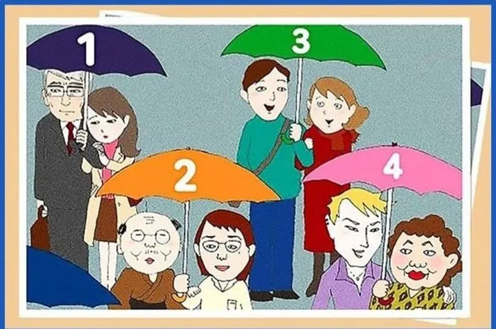 Tes Psikologi: Pasangan Mana yang Terlihat Tak Bahagia di Gambar Ini? Pilihanmu Ungkap Sifat Aslimu!