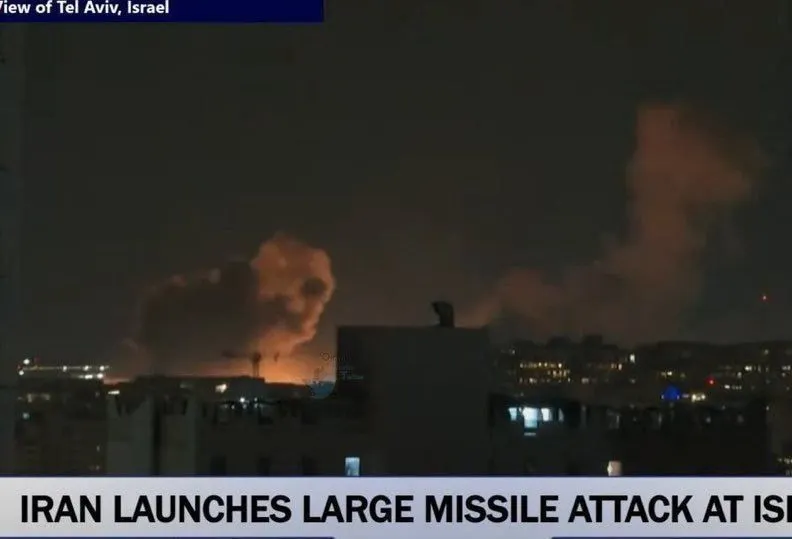 Iron Dome Jebol! Ratusan Rudal Iran Menghantam Tel Aviv Israel