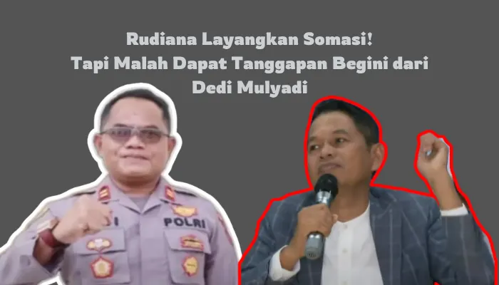 Dedi Mulyadi bersama Dede dan Liga Akbar Cahyana dituduh melakukan pencemaran nama baik dan penyebaran berita bohong terhadap Iptu Rudiana.
