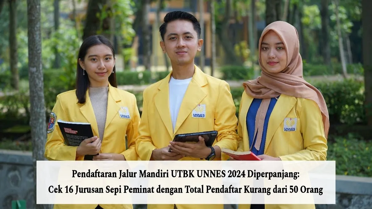 Ada beberapa jurusan kuliah yang sepi peminat, bahkan yang mendaftar jurusan kuliah ini masih kurang dari 50 orang.