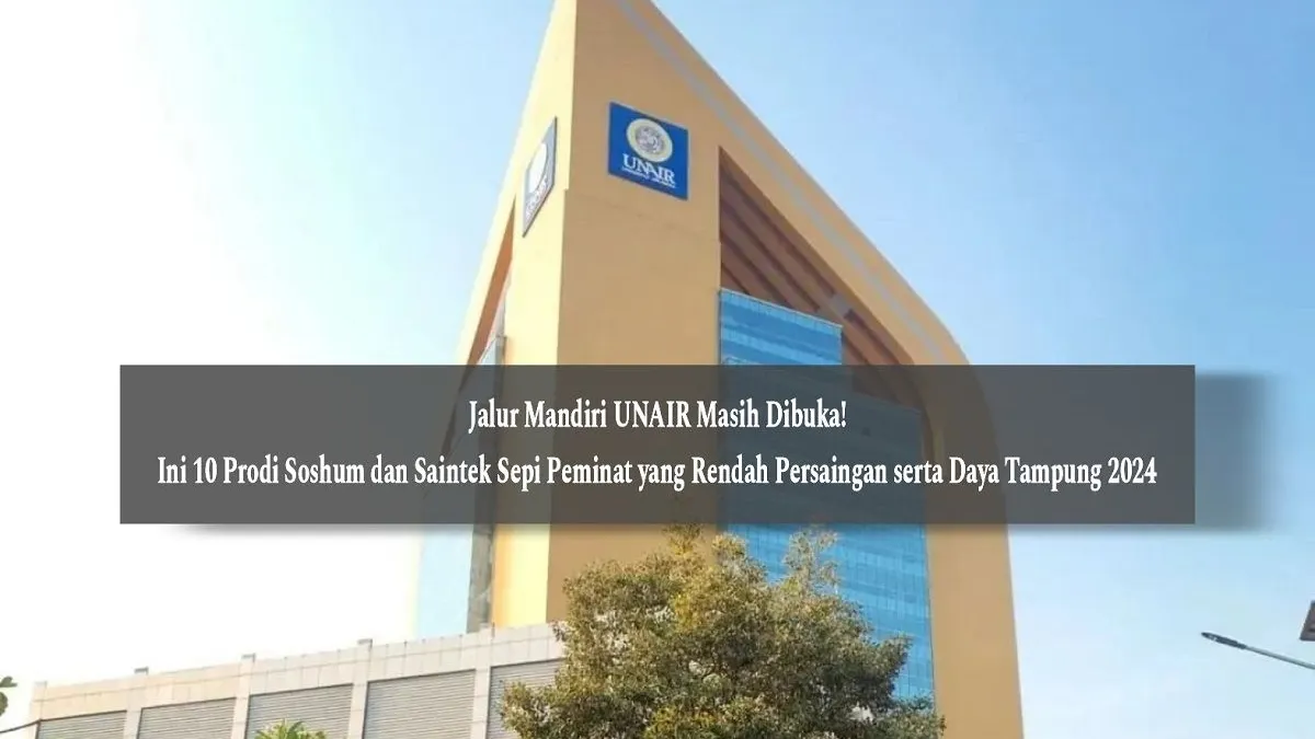 Bagi kamu yang ingin menjadi mahasiswa Universitas Airlangga, maka bisa mendaftar jalur Seleksi Mandiri Reguler.